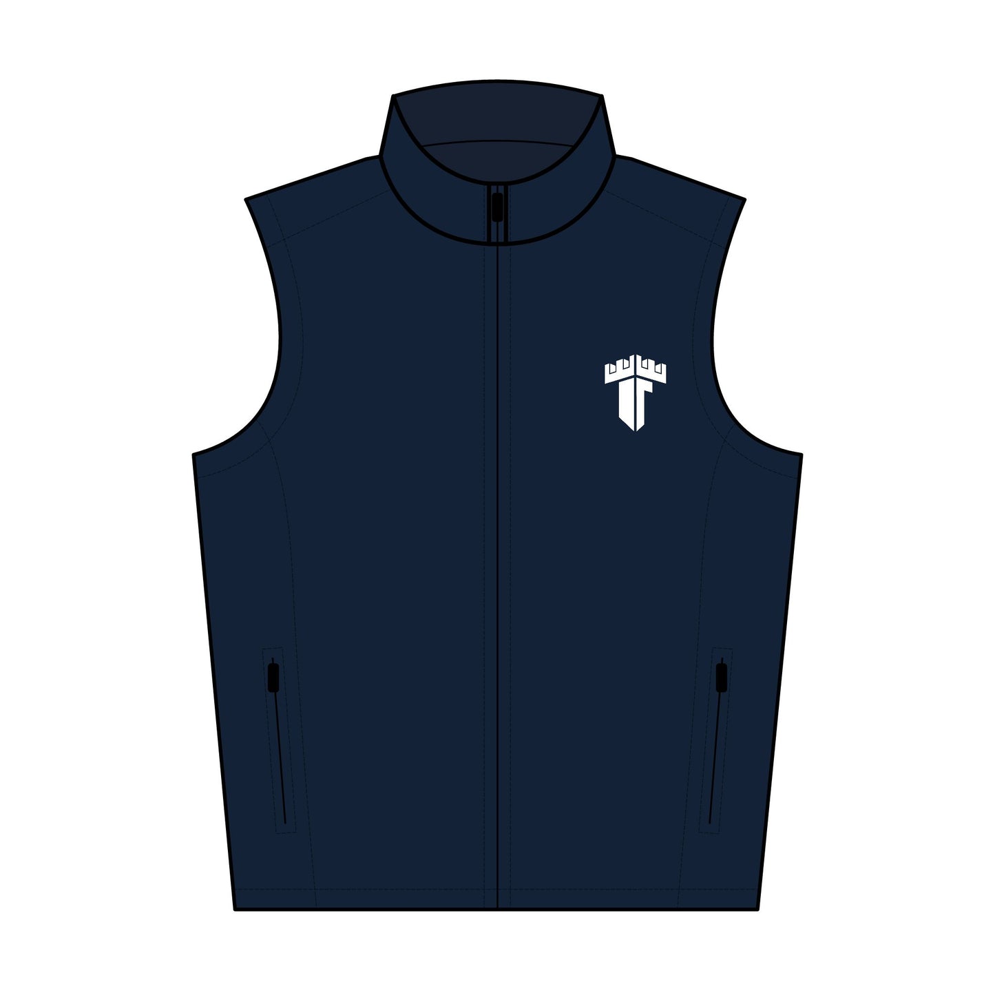 Mens Emblem Soft Shell Vest