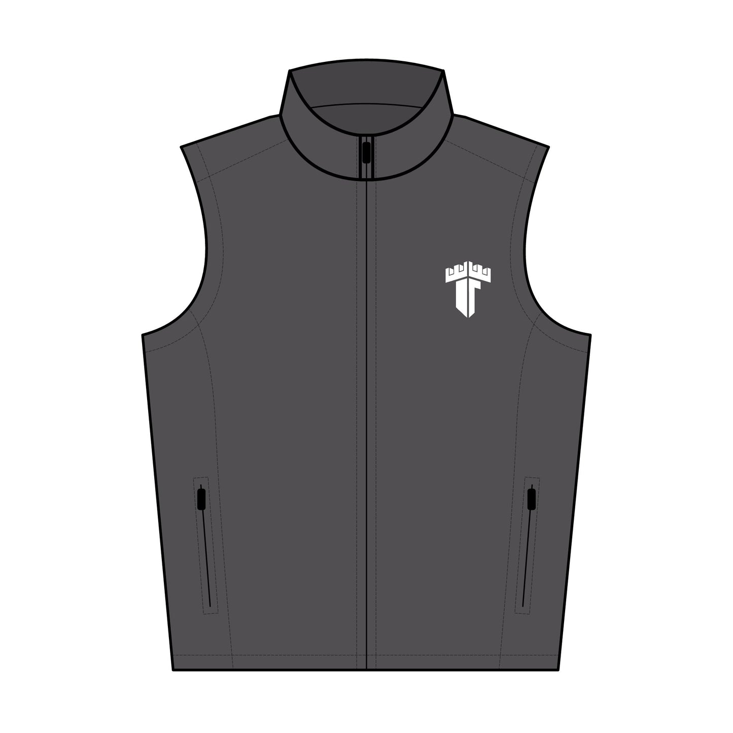 Mens Emblem Soft Shell Vest